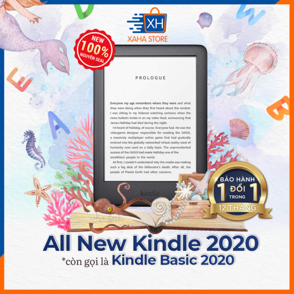 Máy đọc sách Amazon All-new Kindle 10th Generation – 2019 – 8gb – đen