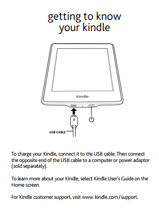 huong dan su dung nhanh Hướng dẫn sử dụng máy đọc sách Kindle