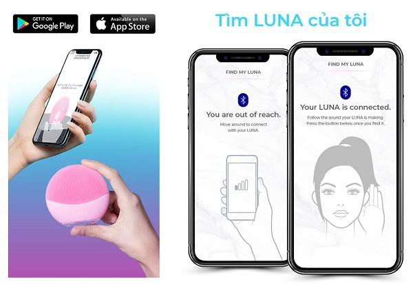 Điều khiển hoạt động của Foreo Luna Mini 3 phải sử dụng app