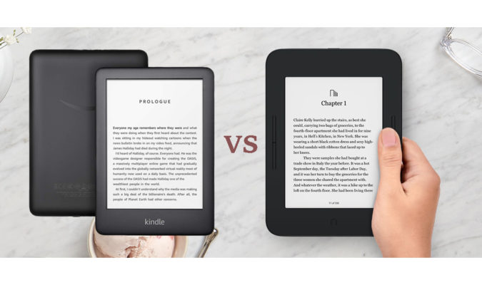 Đánh giá của người dùng về Nook GlowLight 3 và Kindle Paperwhite