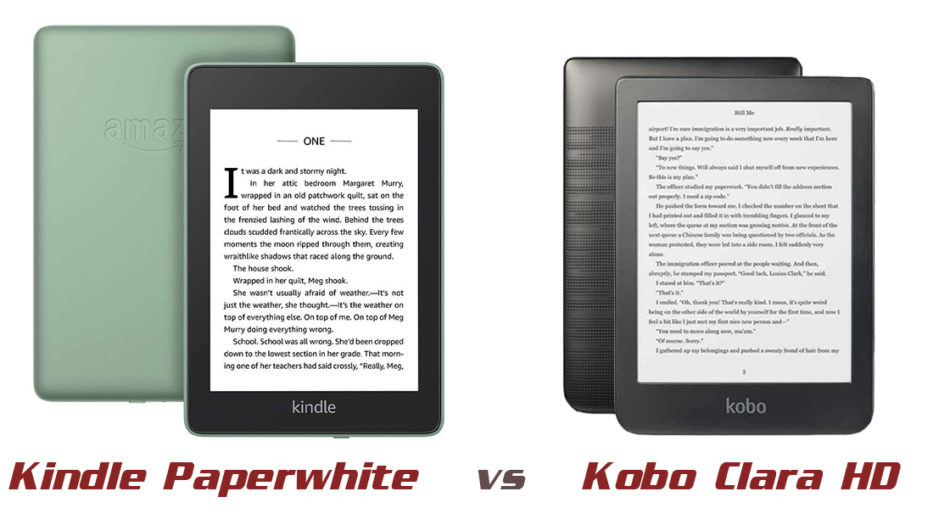 Đánh giá Kobo Clara HD vs Kindle Paperwhite