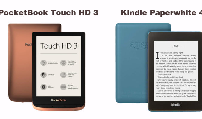 So sánh PocketBook Touch HD 3 và Kindle Paperwhite 4