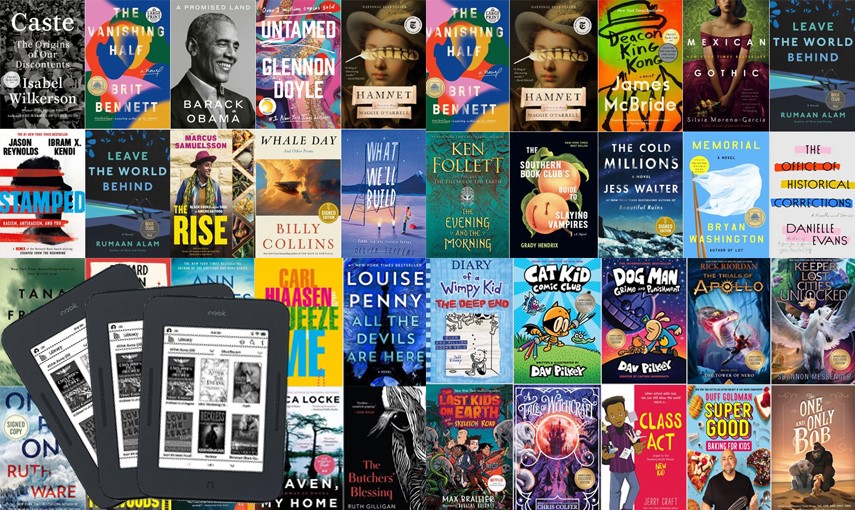 Top 10 cuốn sách hay nhất 2020 trên máy đọc sách Nook