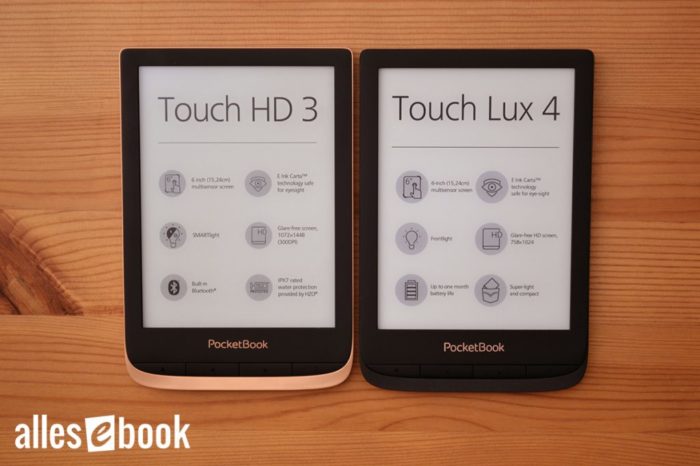 pocketbook touch hd 3 vs lux 4