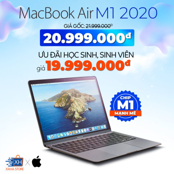 MacBook Air 2020 13inch chip Apple M1 / Ram 8GB / SSD 256
